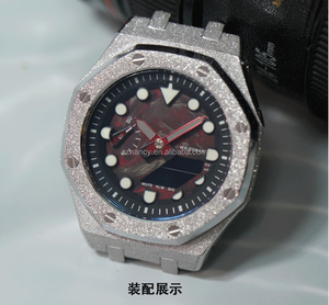 Nouvelle arrivée pièces de montre personnalisées modifiées cadran de montre en fibre de carbone de haute qualité pour GA2100 <span class=keywords><strong>GM2100</strong></span> - Product Image 6