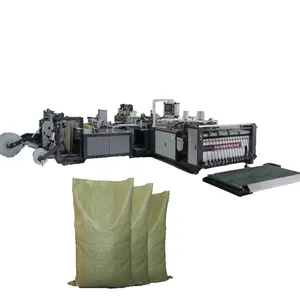 High speed hot sale pp flat yarn production line extrusion poly woven valve bag making machines production line for woven bag