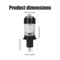 12V Led Moto Phare Blanc H4 Mini Projecteur Lentille pour Moto Systèmes D'éclairage LED Phares Plug and Play