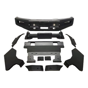 Pare-chocs avant en acier robuste modèle <span class=keywords><strong>FF</strong></span> avec support de treuil pour Toyota Hilux Rocco 2019+ - Product Image 1