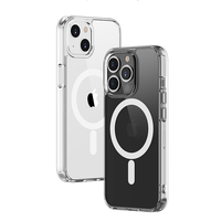 En stock, coque de téléphone transparente en TPU avec boîte pour iPhone 18 Pro Max, coque magnétique transparente pour iPhone 18 17 16 Pro Max pour iPhone