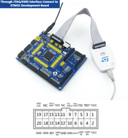 Interface JTAG/SWD de qualité originale émulateur CN ST-LINK/V2 téléchargeur brûleurs STM8/32 gamme complète de brûleurs émulateur STM32/8