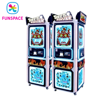 Bornes d'arcade Funspace FECs avec écran tactile 7 pouces, 3 joueurs, accepteur de pièces et billets, terminal intelligent, machine de comptage et de déchiquetage de tickets