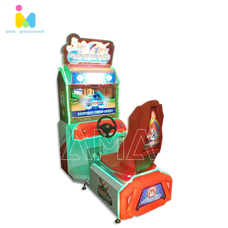 Горячая Распродажа безналичная оплата система гоночный автомобиль игрового автомата Марио игровой автомат с 32 дюймовый монитор