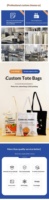 Sac fourre-tout en toile vierge en gros, personnalisable avec logo, haut de gamme, couleur écologique, avec cordon de serrage unique, pour rangement, mode, à porter à l'épaule