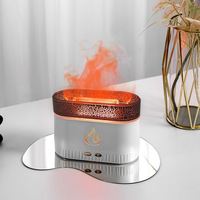 Diffuseur d'arômes à flamme à prix d'usine, humidificateur ultrasonique USB avec diffuseur d'huiles essentielles, capacité 200 ml, bruit <36 dB, usage domestique