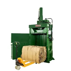 JEWEL new design hydraulic vertical waste cardboard box packing compact/scrap paper baling machine/carton compress baler