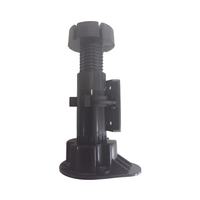 Pieds de meubles de cuisine ronds modernes en PVC réglables 100mm/120mm/150mm pour armoires hôtels et hôpitaux