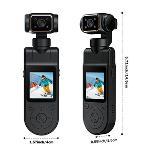 Cámara Deportiva Portátil de Mano con <span class=keywords><strong>Precio</strong></span> de Fábrica, Giratoria, HD, Visión Nocturna, Grabadora de Vlogs en Vivo, Videocámara de Bolsillo para Bicicleta - Product Image 1