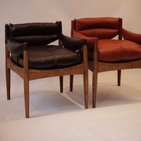 Fauteuil inclinable modulaire de luxe en bois massif fait main, capitonné, ergonomique, résistant à l'eau, écologique, pour l'extérieur