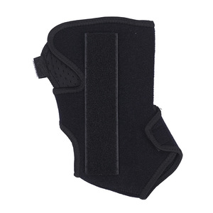 <b>Ankle</b> <b>Brace</b> With Steel Plate <b>Support</b> One Size Black Polyester Unisex For Running Exercise Protection - Product Image 1