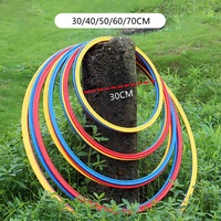 Anneau d'agilité professionnel flexible pour entraînement sportif, football, fitness, exercice, diamètres 30, 40, 60, 70 cm, vente en gros, 50 cm