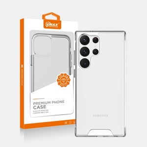 <span class=keywords><strong>Funda</strong></span> transparente de acrílico duro <span class=keywords><strong>para</strong></span> <span class=keywords><strong>Samsung</strong></span> Galaxy S23 <span class=keywords><strong>Ultra</strong></span> 5G, carcasa trasera transparente con botón de Metal - Product Image 1