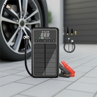 Power Bank Darurat untuk Perjalanan Camping Kapasitas Besar Lampu Solar Mini Pompa Udara Power Bank Tenaga Surya Jump Starter