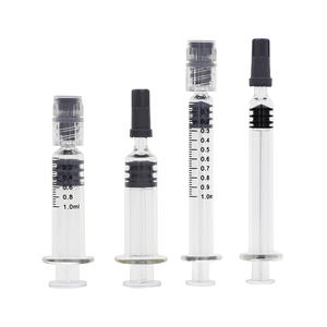 Пустые одноразовые тележки, стеклянная шапочка Syinge Luer, масляная упаковка, наполнение, Пользовательский логотип, печатное стекло Syinge 1 мл с замком Luer - Product Image 5