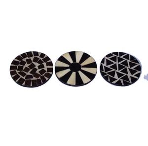 Sous-verre en incrustation d'os de haute qualité sous-verre décoratif en incrustation d'os fait à la main pour table au prix de gros - Product Image 1