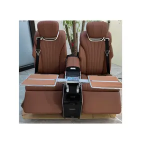 Asiento de coche de lujo asiento eléctrico asiento de capitán con consola de reposabrazos central para Vito v-class Alphard