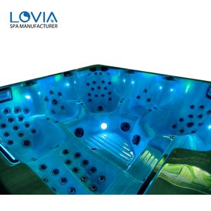 户外欧式设计热水浴缸 6人现代独立式漩涡热水浴缸 户外长度<span class=keywords><strong>2</strong></span>.<span class=keywords><strong>3</strong></span>米，带按摩喷头 - Product Image 3