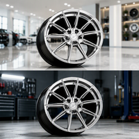 Jantes en alliage de 18 et 19 pouces 5X114.3 5x120 pour Mercedes Classe A/C/E/S GLA GLC Audi A3 A4 A6 Q3 Q5 Tesla Model S Model X