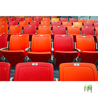 Sièges de football pour chaises de stade en plastique de tennis de football en plein air