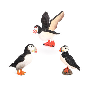 Pájaro PVC Animal modelo ANM08 frailecillo simulación estatua ave marina Animal figuritas juguetes para regalos promocionales - Product Image 6