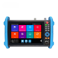 جهاز اختبار كاميرات المراقبة المحمول IPC-9800 Pro POE++ بشاشة لمس 7 بوصة لدعم POE و Onvif والكاميرات التناظرية والرقمية (IP)