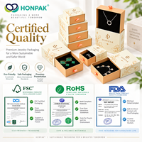 Boîte cadeau coulissante personnalisée HONPAK, boîte rigide en papier pour bijoux, cosmétiques et emballages de produits de boutique