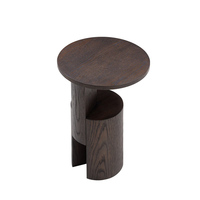 Table console décorative en bois massif de style nordique, table d'appoint moderne pour salon, table basse pour entreprise