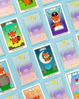 Jeu de cartes d'affirmation personnalisé en papier pour la création de contenu d'unboxing et de critiques par les influenceurs en ligne