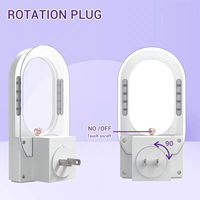 Smart Gnat Fly Catcher Trampa de pegamento transparente 395Nm Uv Trampa para moscas Trampa para insectos voladores Plug-In Mosquito Killer Indoor
