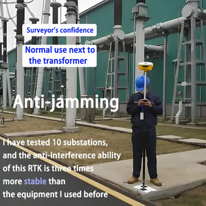 معدات المسح الأرضي HI Target V300 V500 GNSS <span class=keywords><strong>RTK</strong></span> - جهاز GPS بـ 1408 قناة مع كاميرا ووحدة قياس القصور الذاتي - Product Image 3