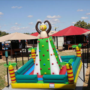 Mur d'escalade gonflable pour l'extérieur, design singe gonflable - Product Image 1