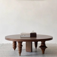 Table à manger de style chinois en acrylique couleur noyer avec pieds en acrylique créatifs en spirale, design moderne pour restaurant