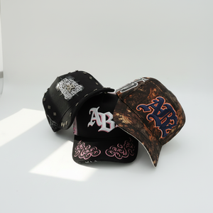Nouvelles casquettes de baseball 2026 à 5 panneaux, visière incurvée, doublure anti-taches, broderie personnalisée, strass, étiquette métallique – Casquettes Bigg <span class=keywords><strong>Boss</strong></span>, Son of God, Baez - Product Image 4
