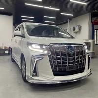 Kit carrosserie Toyota Alphard AH20 2008-2015, transformation de l'ancien modèle en nouveau style AH30 Monalisa, ensemble complet pare-chocs, calandre, phares LED, refit
