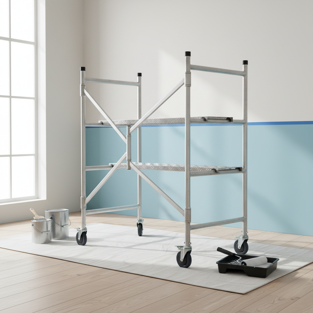 Heavy Duty Mobile Aluminum Alloy Scaffolding for Building Construction Maintenance