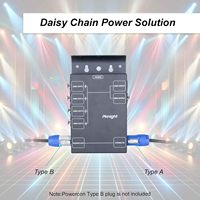 Pknight DMX-8402J Répartiteur DMX512 4 canaux avec isolation optique, connexion PowerCON et RCA, garantie 1 an, 4 sorties DMX, Truss