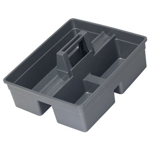 O-làm sạch 3-ngăn Stackable nhựa chia lưu trữ khay, đa năng tiện ích Carry Caddy, công cụ di động lưu trữ tổ chức - Product Image 1