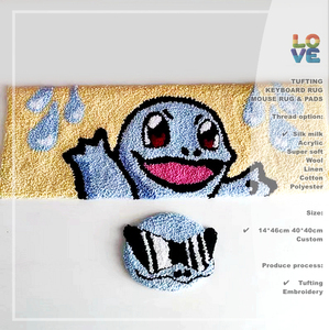 手作りタフティング3Dマウスラグカーペットファッションスタイル手作りアニメスタイルパンチ針キーボードラグ - Product Image 1