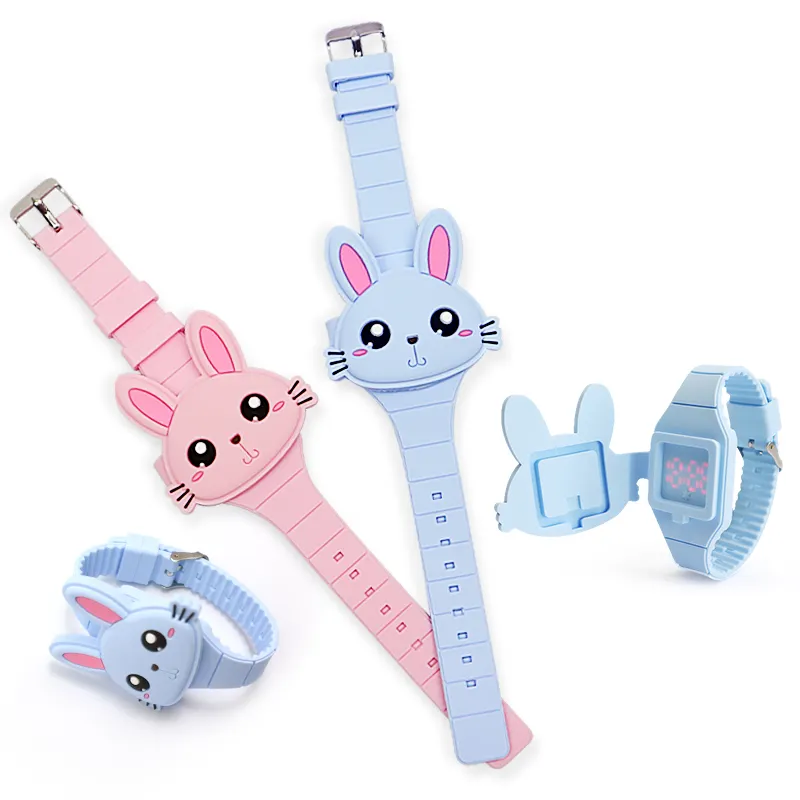 High Quality Environmentally Friendly Silicone Material Unique Kids Watches Waterproof