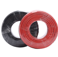 Câble de panneau solaire isolé XLPO certifié TUV câble CC 6mm2 gaine 4mm conducteur en cuivre LSZH pour système d'énergie solaire PV1-F XLPO