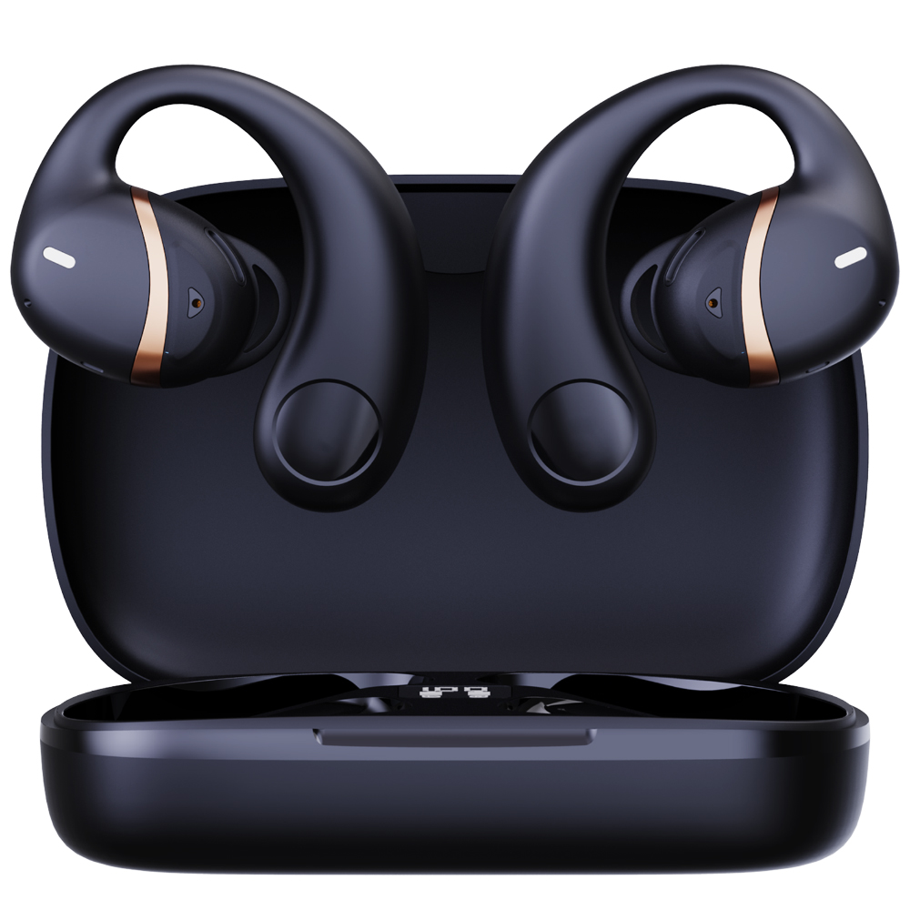 Гарнитуры с открытым ухом Беспроводные наушники Tws с шумоподавлением Наушники-вкладыши с динамиком Чехол для зарядного устройства Беспроводные наушники с низкой задержкой