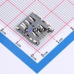 NANO-<b>SIM</b>-502A <b>SIM</b> <b>Card</b> Connector SMD Connector Flip Cover Type Nano <b>SIM</b> <b>Card</b> <b>Card</b> <b>Holder</b> 1.45mm - Product Image 2