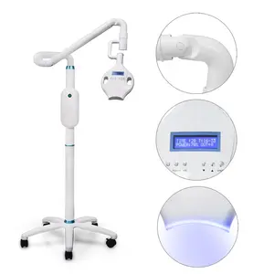 Moderne Salon Draagbare Tanden Whitening Machine 8 Led Lamp Mobiele Tanden Whitening Machine 3 Kleuren Tanden Whitening Machine