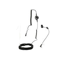 Microphone à conduction osseuse de la gorge et casque de haut-parleur antibruit pour radios bidirectionnelles