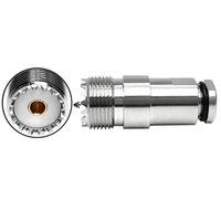 Connecteur RF UHF femelle SO-239 à pince pour câble coaxial LMR200, prise d'antenne radio, vente en gros, directement de l'usine