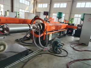 Ligne de production automatique de feuilles de mousse PS avec contrôle PLC, pompe et moteur - Système complet d'extrusion, de dé<span class=keywords><strong>coupe</strong></span> à rouleaux et de superposition - Product Image 3