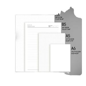 Carnet de notes écologique personnalisé A5 A4 B5 A6 en feutre, couverture souple en cuir PU, tissu, papier grainé, pour l'école, les réunions, journal intime - Product Image 5