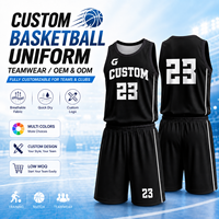 Tenues de basketball personnalisées professionnelles pour équipes – Vente en gros – Maillots de basketball haute performance en mesh respirant – Ensembles avec logo OEM