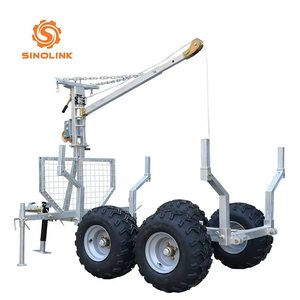 <span class=keywords><strong>Remolque</strong></span> Forestal para ATV SINOLINK, Último Modelo, Resistente, para Madera, con Cabrestante y Cargador de Troncos - Product Image 3
